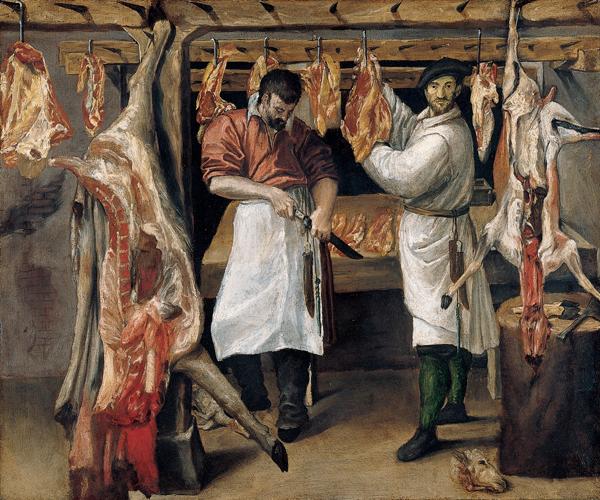 Annibale Carracci The Butchers Shop Germany oil painting art